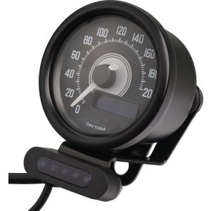 Daytona Velona Speedo-/Pilot Lights Bracket, black coated (suitable for item 40498 and any Velona clock)