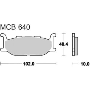 TRW-LUCAS Brake Pads, Front Right, 1 Pair (Vehicle Type Approval)