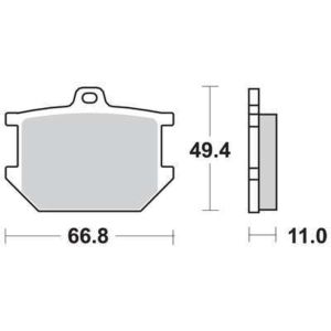 TRW-LUCAS Brake Pads, Front Left/Front Right, 1 Pair (Vehicle Type Approval)