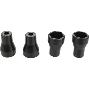 Indicator Thread Cover/Caps for M8 Thread, nut A/F 12mm, plastic, black, for covering the fixing nut and the remaining thread, 4 pcs.