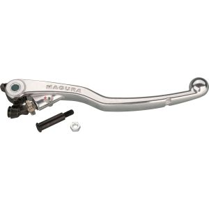 Clutch Lever, silver, length 163mm, with lever adjustment, for Hymec from ca. 2012, compare with article 40654