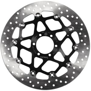 Brembo Oro Front Brake Disc 320mm, cast stainless steel, 5mm thick, rigid (Vehicle Type Approval for SZR660)