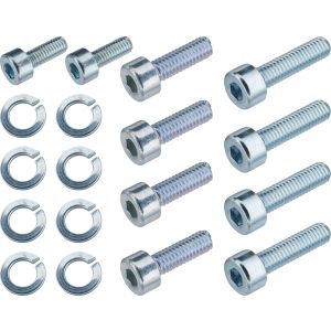 Fuel Petcock Bolt Set (Allen screws, zinc plated, suitable for SR500 petcocks equipped with two diaphragms, 18 Pcs.)