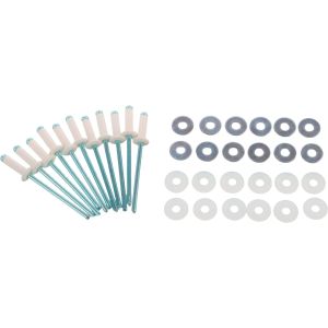 Mounting Kit white for fender extension item 50791-XX, 10 white blind rivets and 20 washers (white and galvanised)