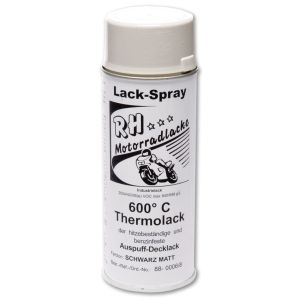 High Temperature Enamel, matt black, heat resistant up to 600°C, 400ml spray can (for header pipe and silencer)