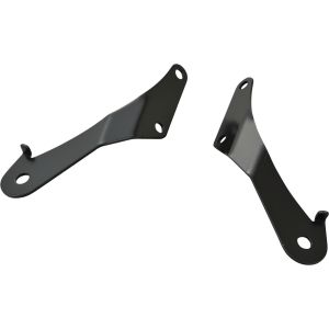 Fastening Set / Brackets for Aluminum Cockpit Visor, black, for original lamp holders and 7-inch headlights