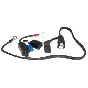 Optimate/Accumate Vehicle Adapter, Waterproof TM-Plug, 2x 6mm Ring Tab, Blade Fuse