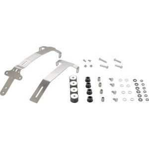 License Plate Bracket & Mounting Material for KEDO GRP Fender, stainless steel (extensions: license plate light 62021, indicator stay 63022)