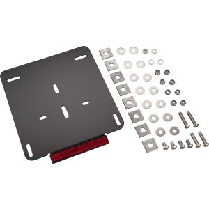 Add-on Kit for JvB-moto License Plate Bracket, enables street-legal mounting angle (30°) for 'Euro' license plates 10x20cm - 20x22cm