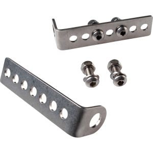 Indicator Mounting Kit Universal, stainless steel, fits license plate bracket e.g. item 23470/63020/62023 and indicator with 10mm stem, 1 pair