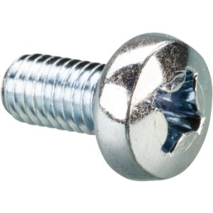 M6x12 Screw, countersunk-head with phillips drive, 4.8 zinc-plated