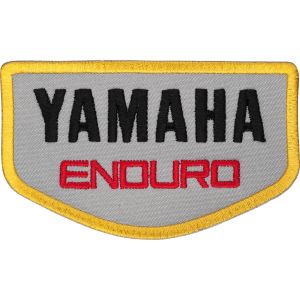 'ENDURO'-Patch approx. 88x52mm, Black/Red/Yellow on Grey Ground