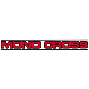 Decal 'MONO CROSS' Red, 272x31mm 1 Piece