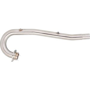 BigBore Header Pipe, Stainless Steel, 38mm, Heat Shield Sockets for OEM Heat Shield, fits OEM 35mm Gasket (Not Street Legal), brushed finish
