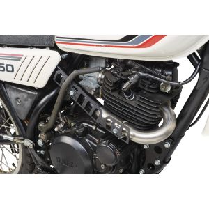 Stainless Steel Header Pipe incl. Flange, especially suitable for XT250 with Marving or Bull silencer item 91327/91324, exhaust paint see 51016