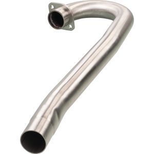 Big Bore Header Pipe, stainless steel, brushed surface, diameter 44/41.5mm, incl. HD-flange