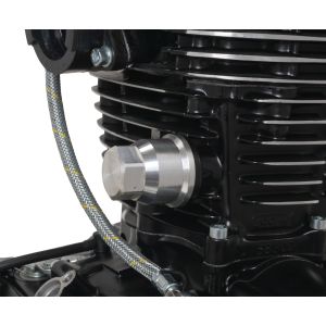Aluminium Cap for Timing Chain Tensioner, anodized aluminium, incl. O-ring