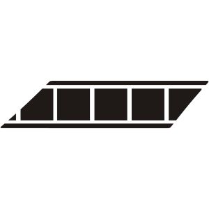 Front Fender Decal, Speedblock design for item 50783-XX, solid black vehicle lettering film, 1 piece, dimensions approx. 236x55mm