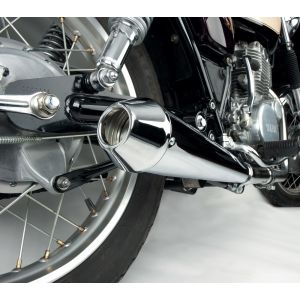 Universal Silencer 'MegPhone', 440mm, Flange Diameter 44.5mm (not street legal, we recommend the dB-killer item no. 93606)