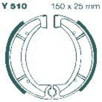 EBC Brake Shoes, Front/Rear (for TT500 see Item 10023)