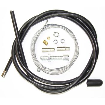 Cable Do-It-Yourself Set for Clutch and Drum Brake (cover approx. 135cm, core approx. 160cm), cable diameter approx. 2mm