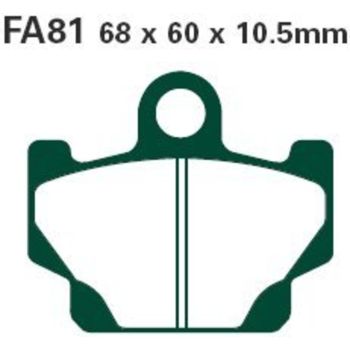 EBC Brake Pads, Front Left (Vehicle Type Approval)