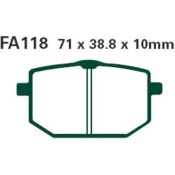 EBC Brake Pads, Front Left (Vehicle Type Approval)