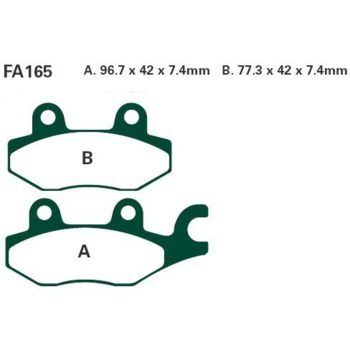 EBC Brake Pads, Front Right (Vehicle Type Approval)