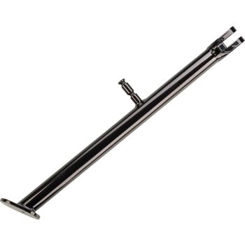KEDO HeavyDuty Side Stand, moderately extended approx. + 21mm, black, for XTs with 370mm shock absorbers and bended side stand mounting spot , black coated