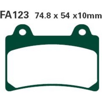 EBC Brake Pads, Front Left/Right (needed 2x) (Vehicle Type Approval)