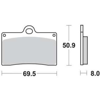 LUCAS Brake Pads, Front Right (Vehicle Type Approval)