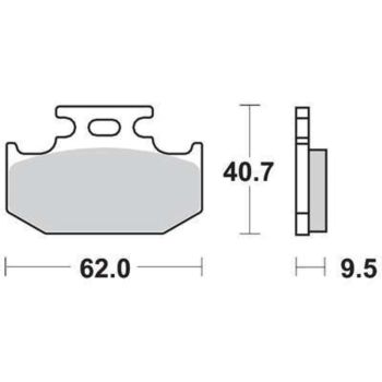 LUCAS Brake Pads, sintered, Rear