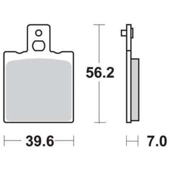 LUCAS Brake Pads, Rear (Vehicle Type Approval)