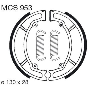 TRW-LUCAS Brake Shoes Front/Rear