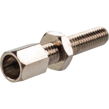M6 Adjuster Stainless Steel, length 38mm, for the self-construction of e.g. throttle cables
