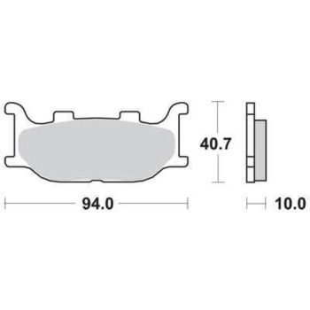 LUCAS Brake Pads, Front, Left/Right (needed 2x) (Vehicle Type Approval)