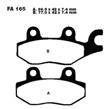 LUCAS Sintered Brake Pads, Front Right 1 Pair (Vehicle Type Approval)