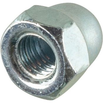 Dome Nut M4, Zinc-Coated