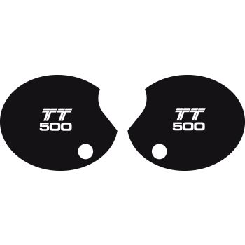 Side Cover Decal Set 'TT500', 1 Pair Right & Left, Lettering TT500 US model '80