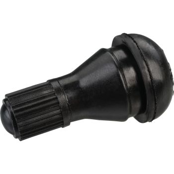 Snap-in Rubber Valve, TR412, suitable for rim holes 11,3mm, length 33mm, for tubeless tyres, black, 1 piece