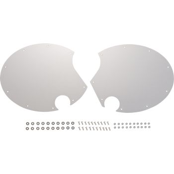Aluminium Side Cover, anodised surface, 1 pair, replaces the side cover sticker, screw mounting (each screwed 9 times)