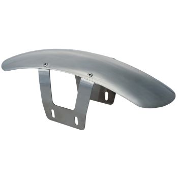 Front Fender 'Tracker', Stainless Steel, Polished, suitable for 18' and 19' Front Wheels