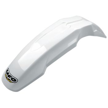 SuperMoto Front Fender, White, with Louvres (UFO)