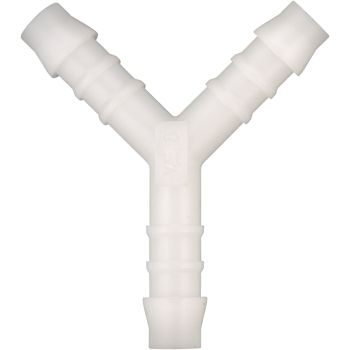 8mm Plastic Y-Piece Pipe Connector