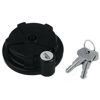 Fuel Tank Cap with Lock and Internal Thread (Vented, incl. 2 keys)
