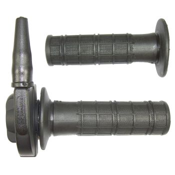 Tommaselli Throttle, One-Cable, 46mm Stroke at 36mm/80° Rotation Angle incl. 1 Set uf Handlebar Grips