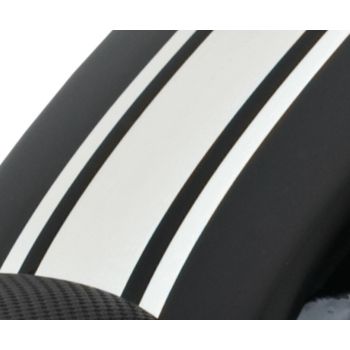 Decal Stripes, Matching Design for Seat 40562, White, Size approx. 650x76mm