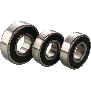 Rear Wheel Bearing Set, 3 pieces, complete incl. bearing for rear sprocket cush drive