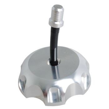 Aluminium fuel cap incl. gasket and external ventilation