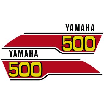 Fuel Tank Decal Edition 'B-Track 500', Black/Red/Yellow